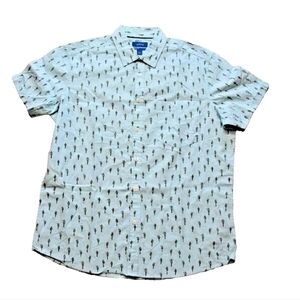 Apt. 9 Men's Light Blue Cactus Shirt LIKE NEW